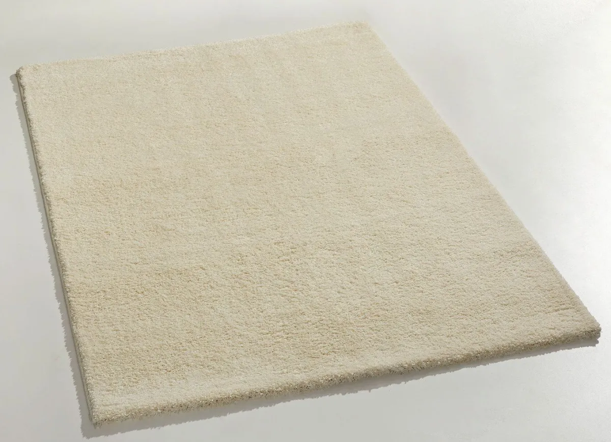 Clearance BADER Handgetuftete Brücken und Teppiche mit dichtem Flor CREME