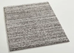 New BADER Handgetuftete Brücken und Teppiche mit dichtem Flor GRAU MELIERT