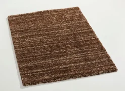 Outlet BADER Handgetuftete Brücken und Teppiche mit dichtem Flor BRAUN MELIERT