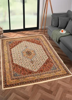 Sale BADER Handgetuftete Brücken und Teppiche aus 100% Schurwolle BEIGE