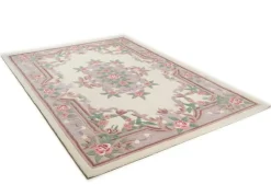 Hot BADER Handgetuftete Brücken und Teppiche BEIGE