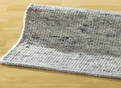 New BADER Handgewebte Brücken und Teppiche BLAU