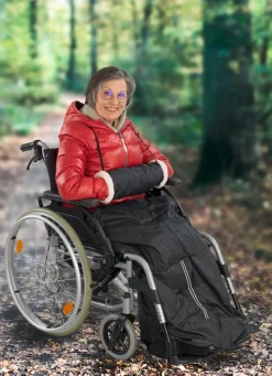 Clearance BADER Handwärmer mit Innenfell SCHWARZ