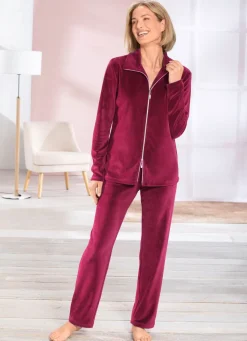 BADER Hausanzug mit 2-Wege-Zipper CHIANTI