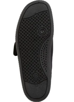 Outlet BADER Hausschuh aus weichem, elastischem Textilmaterial SCHWARZ