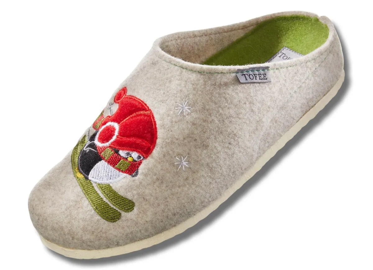 Clearance BADER Hausschuh aus Wollfilz CREME