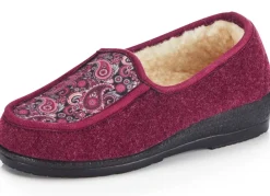 Sale BADER Hausschuh mit Schurwollfutter BORDEAUX