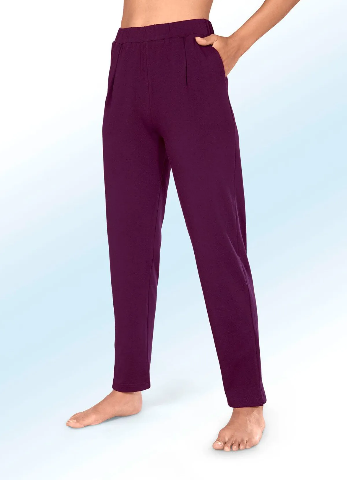 Outlet PLANTIER Hübsche Hose mit bequemem Dehnbund BEERE