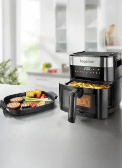 Best BADER Heißluft-Fritteuse 2-in-1 SCHWARZ