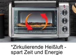 Clearance RUSSELL HOBBS Heißluft-Ofen mit 5 Funktionen EDELSTAHL