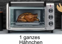 Clearance RUSSELL HOBBS Heißluft-Ofen mit 5 Funktionen EDELSTAHL