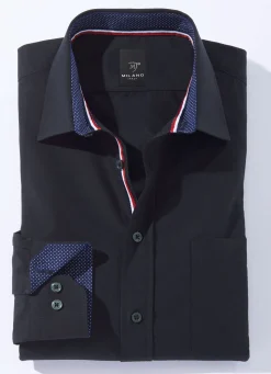 Clearance MILANO ITALY Hemd von "" in 4 Farben SCHWARZ