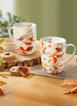 Online BADER Henkelbecher, 2er-Set BRAUN-ORANGE-ROT