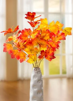Clearance BADER Herbstliche Blätterzweige, 5er-Set CREME-GELB
