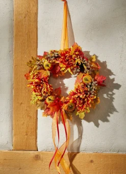 Discount BADER Herbstlicher Wandkranz ORANGE