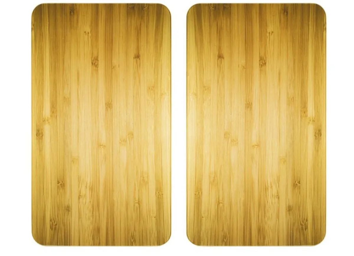 Best WENKO Herdabdeckplatten in , 2er-Set HOLZOPTIK