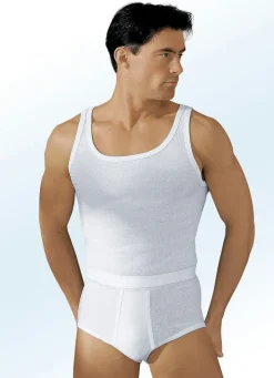 Sale HERMKO Dreierpack Sportjacken aus Doppelripp WEISS