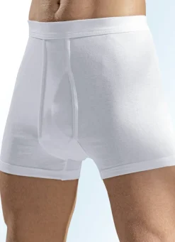 Sale HERMKO Dreierpack Unterhosen aus Feinripp WEISS