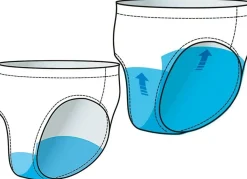 New BADER Herren Inkontinenz-Slip WEISS