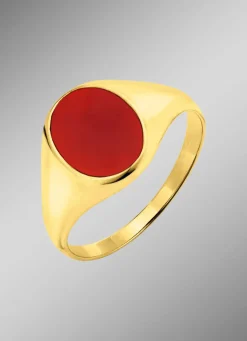 Best BADER Herrenring mit echt Karneol