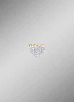 New BADER Herz-Anhänger mit 48 Diamanten