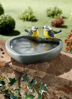 Outlet BADER Herzförmige Vogelfutterstelle GRAU