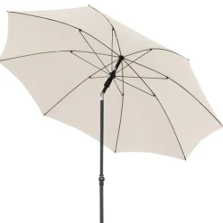 New BADER Höhenverstellbarer Sonnenschirm mit UV-Schutz 50+ NATUR