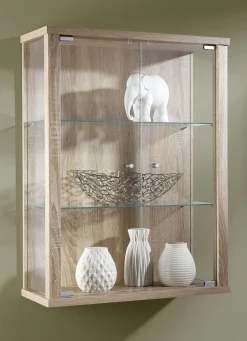 Sale BADER Hängevitrine mit ESG-Sicherheitsglas EICHE-SONOMA