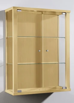 Hot BADER Hängevitrine mit ESG-Sicherheitsglas BUCHE