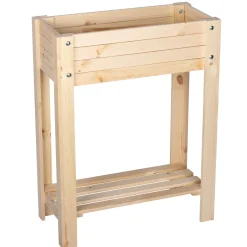 Hot BADER Hochbeet aus Kiefernholz braun