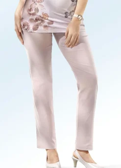 Discount KLAUS MODELLE MADE IN GERMANY Hochelastische Hose ROSENHOLZ