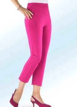 Online KLAUS MODELLE MADE IN GERMANY Hochelastische Hose in 7/8-Länge ORCHIDEE