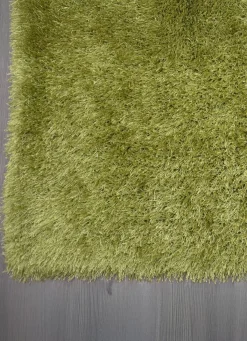 Hot BADER Hochflor Brücken und Teppiche GRÜN