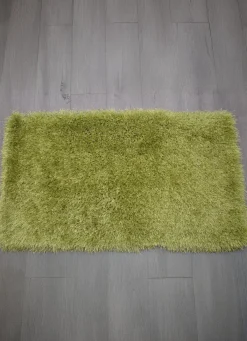 Hot BADER Hochflor Brücken und Teppiche GRÜN