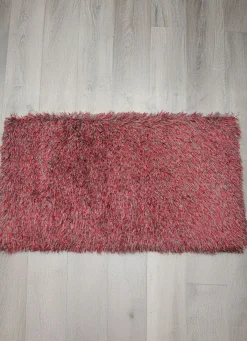 Hot BADER Hochflor Brücken und Teppiche ROT