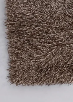 Clearance BADER Hochflor Brücken und Teppiche BRONZE MELIERT
