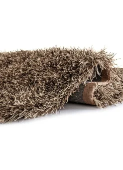 Clearance BADER Hochflor Brücken und Teppiche BRONZE MELIERT