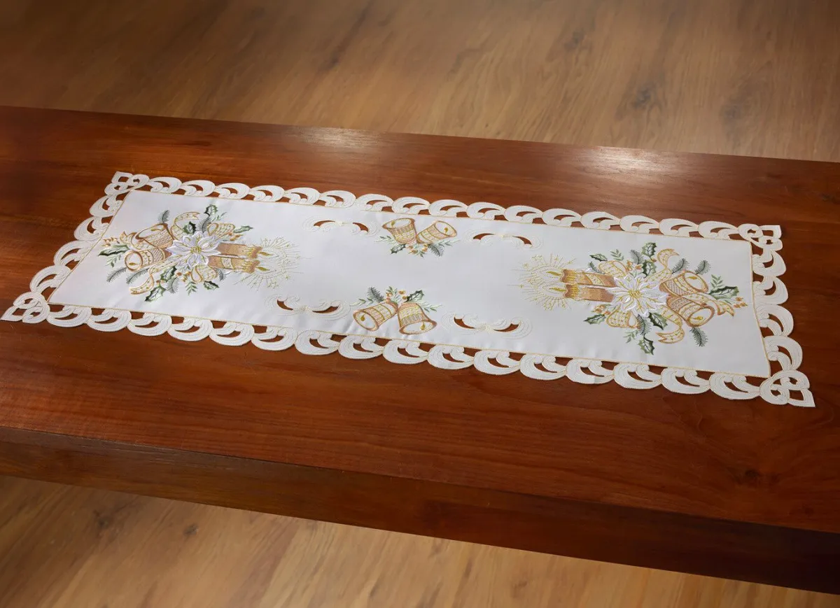 Clearance SCHÄFER Hochwertig bestickte Tisch- und Raumdekoration aus dem Hause Schäfer MULTICOLOR