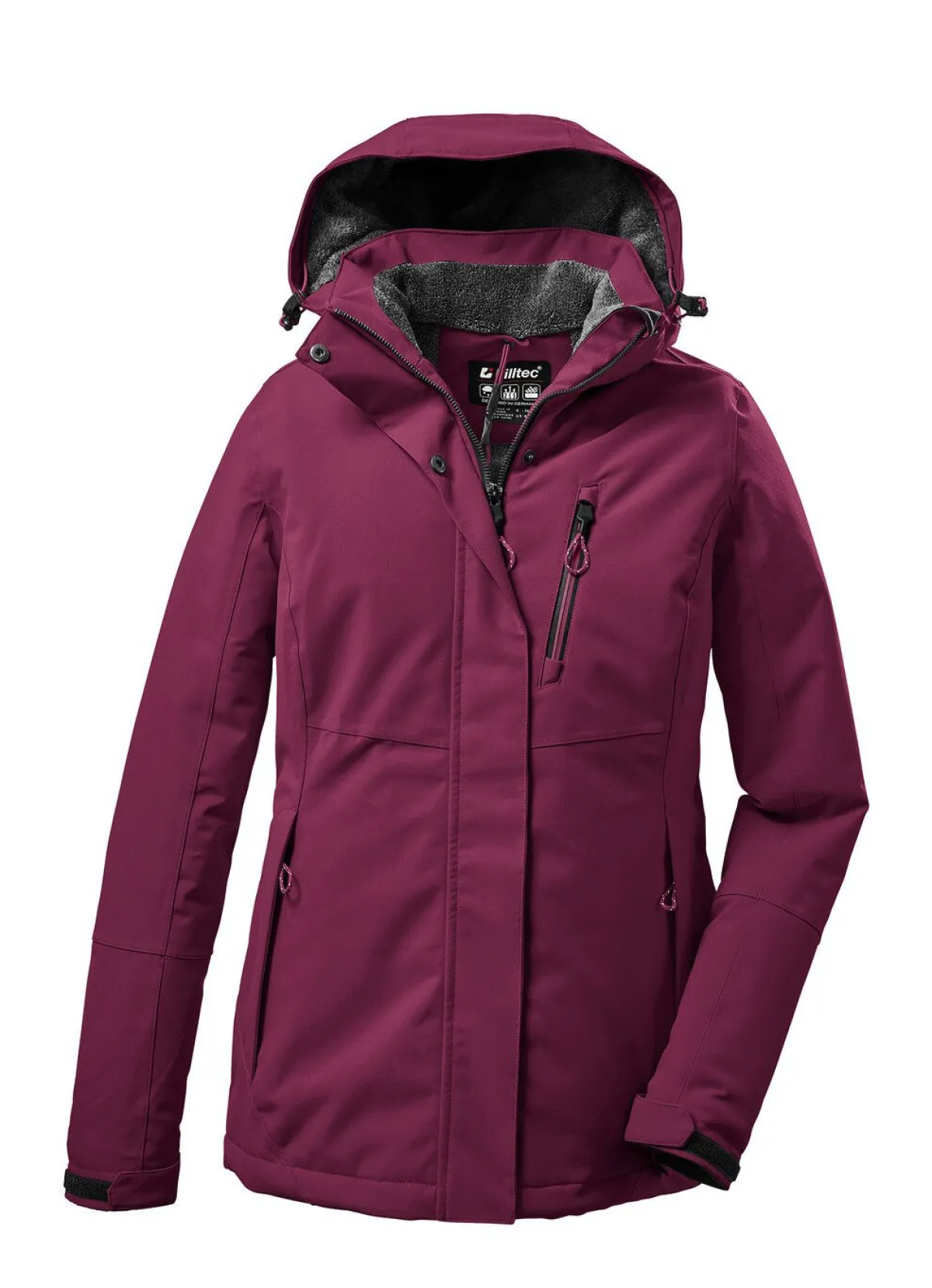 Hot KILLTEC Hochwertige Damen-Funktionsjacke BURGUND