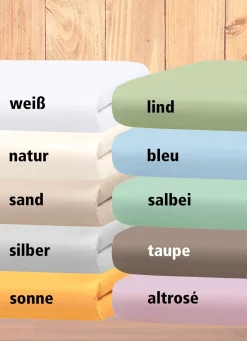 Online JANINE Hochwertige Elastic-Mako-Feinjersey-Spannbetttücher