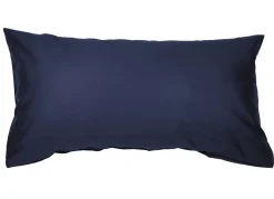 Best JANINE Hochwertige Mako-Satin-Kissenbezüge mit Reißverschluss MARINE