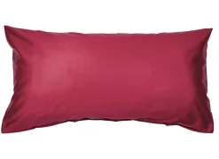 Discount JANINE Hochwertige Mako-Satin-Kissenbezüge mit Reißverschluss BORDEAUX