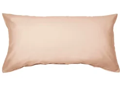 New JANINE Hochwertige Mako-Satin-Kissenbezüge mit Reißverschluss SAND