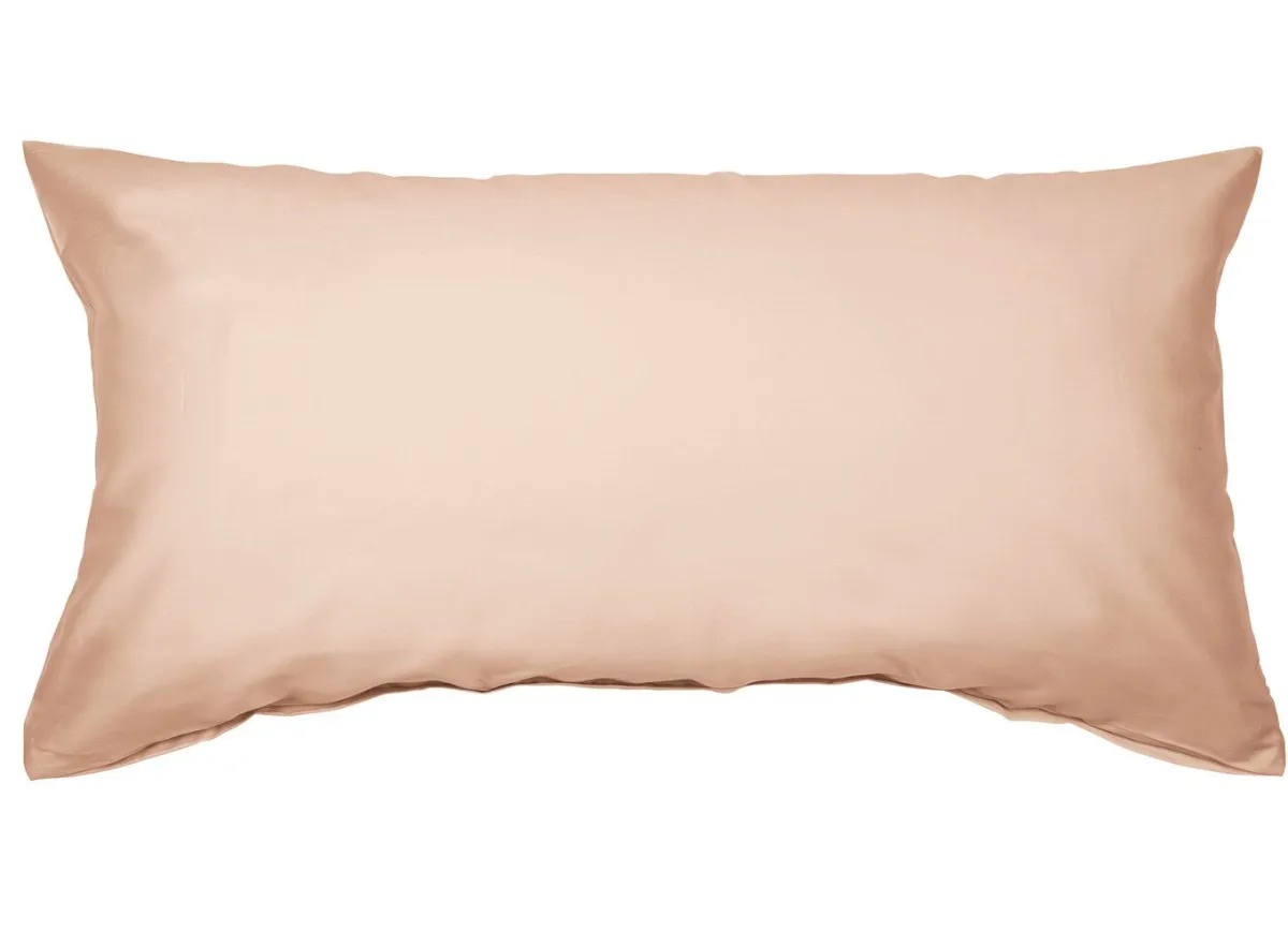 New JANINE Hochwertige Mako-Satin-Kissenbezüge mit Reißverschluss SAND