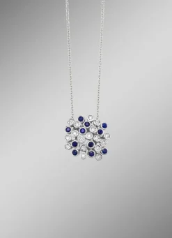BADER Hochwertiger Anhänger mit Safir und Brillanten