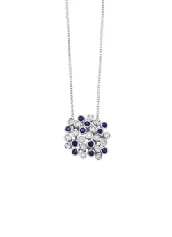 BADER Hochwertiger Anhänger mit Safir und Brillanten