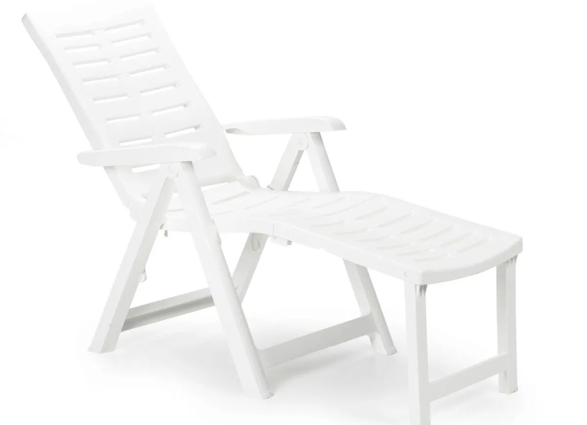 Outlet BADER Hochwertiger Relax-Hochlehner WEISS