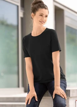KLAUS MODELLE MADE IN GERMANY Hochwertiges Shirt SCHWARZ