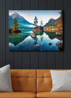 Sale BADER Hochwertiges Leinwandbild BUNT