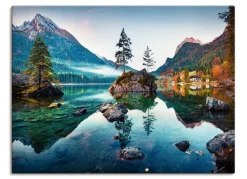 Sale BADER Hochwertiges Leinwandbild BUNT